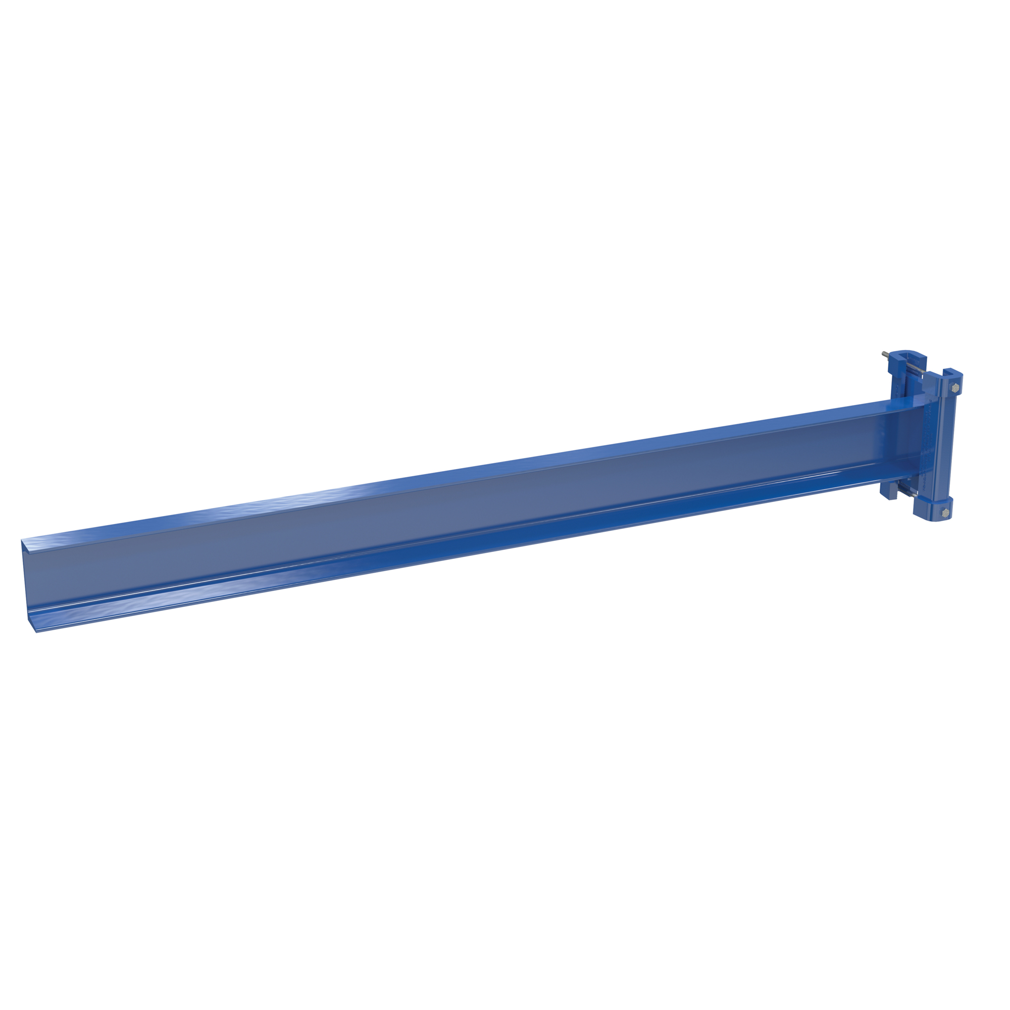 Vestil Cantilever Straight Arm - 49.125in. Depth, 8in. Height, 6.688in. Width, No Lip, Model# SSAL-48-NL
